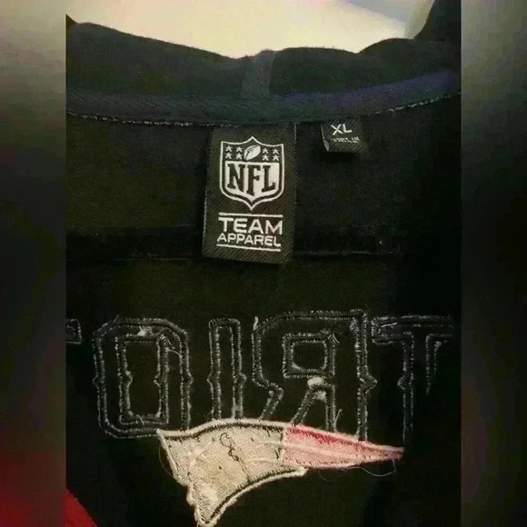 NFL Team Gear-Patriots Zip up hooded sweatshirt, Mens Size XL, Unisex - Picture 6 of 10